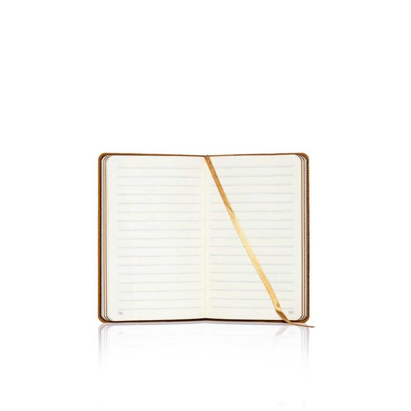 Castelli A5 Ruled Harris Desert Sand Notebook image number 1
